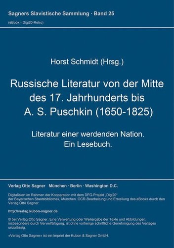 Russische literatur von der - russische,